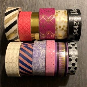 Gold and Geometric Washi Tape